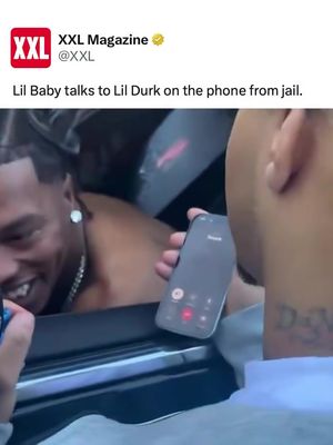 Lil Baby chops it up with Lil Durk on the phone from jail.