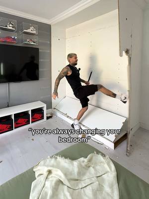 more like upgrading 🙂‍↔️ #bedroommakeover #bedroomdesign 