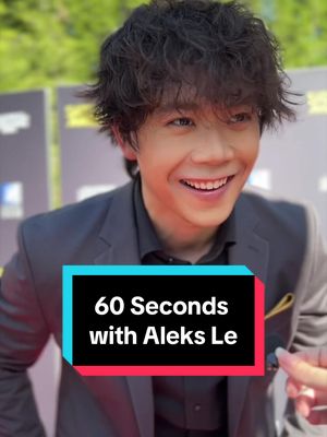 60 Seconds with Aleks Le ⏱️ Fans of Solo Leveling and Demon Slayer tap in. After my very viral interview clip from last year (2025) of voice actor Aleks Le talking about his favorite anime, I knew the next time I saw Aleks I had to get him to play 60 seconds and it finally happened at this year’s Saturn Awards red carpet. 🙌🏻 Aleks Le is most recognized as the voice of Sung Jin-woo in Solo Leveling and Zenitsu Agatsuma in Demon Slayer. Other notable credits include Date Everything, Bleach and The Seven Deadly Sins. Who would you like to see play 60 Seconds in the future? #aleksle #sololeveling #sungjinwoo #demonslayer #zenitsuagatsuma 