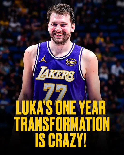 Luka took his offseason diet seriously 😤 #lakers #lukadoncic #lebronjames 