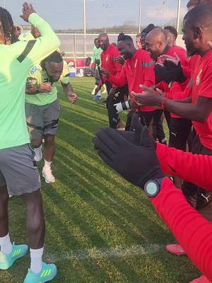 Big, Big congratulations to Antoine Semenyo on winning the Carabo Cup with Manchester City. The team performed a special guard of honor for Antoine before today's training. #BlackStars #sportsontiktok 