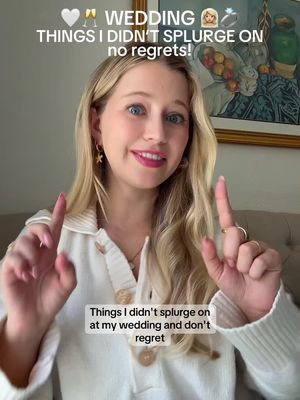 PSA: you don’t have to spend money on everything to have the best day 🤍 these are a few things I skipped for my wedding and would 100% do again what would you skip?? 👀 #2026bride #2026wedding #2026bridetobe #weddingtok 