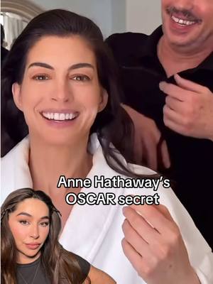 How to fake a facelift!!! This is too good 👏🏽👏🏽👏🏽 #facelift #annehathaway #hairtrick 