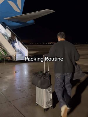 seat on the plane is temporary, Rolex and Rimowa are forever ✈️ I’m always running late because I pack at the last minute, luckily I keep a solid travel list but these TSA lines aren’t helping #asmr #packing #routine #Lifestyle #fyp 