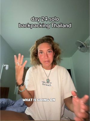 just a little sun kissed #solotravel #backpacking #thailand #travelvlog 