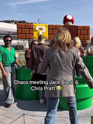 Anya Taylor-Joy giving me permission to slay was everything I needed... and so were the lovely cast of Super Mario Galaxy 😭🫶🏻 #whattowatch @Universal Pictures UK @The Super Mario Galaxy Movie prTrip #jackblack #chrispratt 