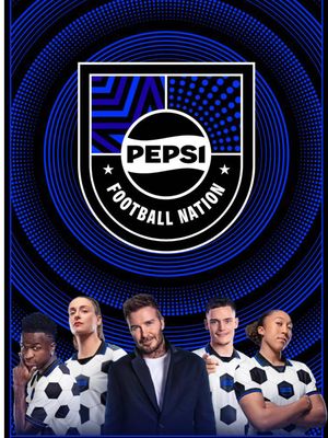 Rewriting the rules of how we enjoy the beautiful game… 💙🖤 Welcome to Pepsi Football Nation... Stay tuned for more @pepsiglobal  #PepsiFootballNation  #BetterWithPepsi