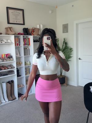 The cutest tennis skirt!! 🤭🌸