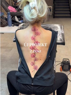Válasz @Klaudiaa részére új projekt🌸 2.rész @PH-Tattoos #newtattoo #orchidtattoo 