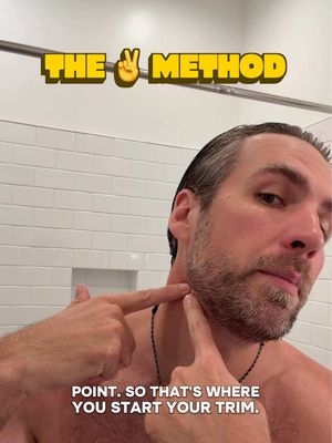 The ✌️ method to the perfect beard trim. ✌️