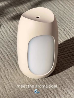 The ultimate dream machine 😴 The Aroma Tidal does it all: diffuses your fave Saje blends and includes three built-in soundscapes, guided relaxation mode, and a red light setting. #essentialoildiffuser #sleepessentials #sleeptok #diffuser 