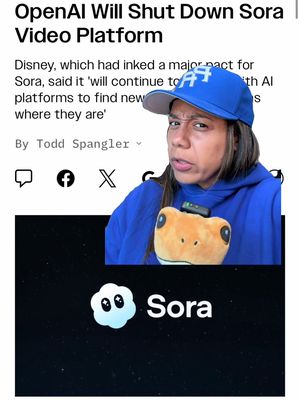 It's officially over for Sora.  It was a good run. Do you still use Sora? What are your thoughts about this? #nickysaunders #sora #soraai 