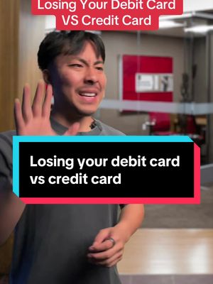When You Lose Your Debit vs. Credit Card 💳 #credit #TikTokLearningCampaign #buildingcredit #PersonalFinance #EduTok 