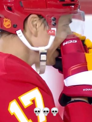 He meant to do that 😭 #calgaryflames #fyp #NHL 