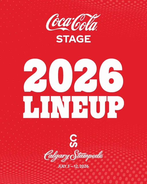 The Coca-Cola Stage is turning it all the way up 🔊 The 100-day countdown to the Calgary Stampede starts now and the lineup is here! From rock to hip hop to pop and EDM, it’s 10 days of non-stop main stage energy, July 3–12. A vibe for every mood. And the best part? It’s all included with admission. LINK IN BIO to see the full Coca-Coca Stage lineup @Tourism Calgary @Coca-Cola Canada 