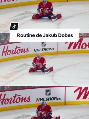 Complètement fou 😦 This is crazy #JakubDobes #Goalie #Routine #Superstition 