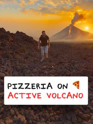 How does this restaurant exist 🤯🌋 Big shout out to @Spirit Airlines for making this adventure possible! LOVE their new Premium Economy for trips like this. So underrated 🔥. #SpiritPartner ——- 📍 Pizza Pacaya, Volcan Pacaya, Guatemala ——-  #travel #bucketlist #guatemala