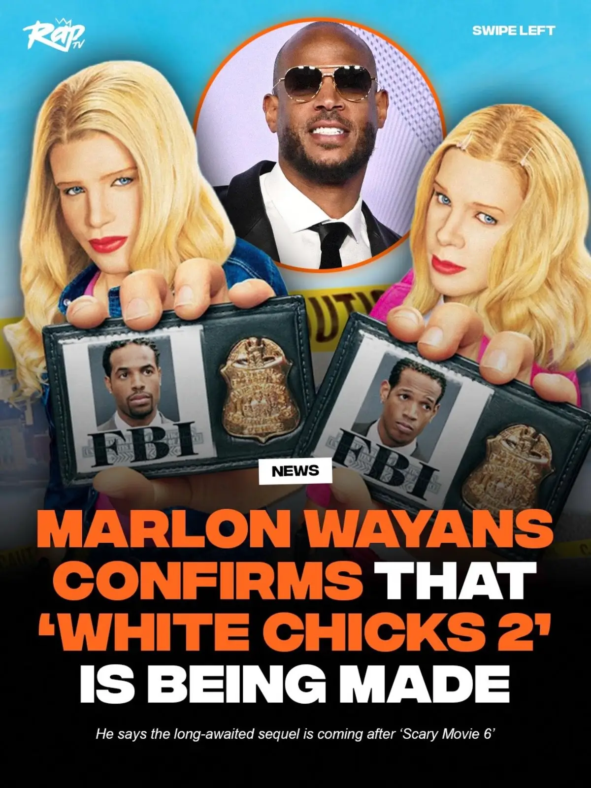 #MarlonWayans told Good Morning America that he plans to work on a sequel to the 2004 classic after the release of 'Scary Movie 6'🔥👀 Are y'all excited for the movie⁉️🤔 #WhiteChicks #movie #scarymovie 