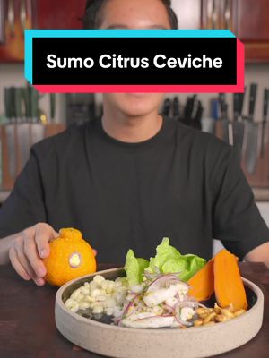 Today I made a Peruvian Style Ceviche with the help of Sumo Citrus®. The @Sumo Citrus juice gave the ceviche a great balance! This was absolutely delicious! #ad #sumocitruspartner