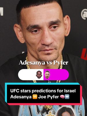 The stars of #UFC326 and #UFCLondon give their predictions for Israel Adesanya 🆚 Joe Pyfer 🧠↔️ #UFCSeattle | Saturday | LIVE on TNT Sports & discovery+ #UFC #MMA 