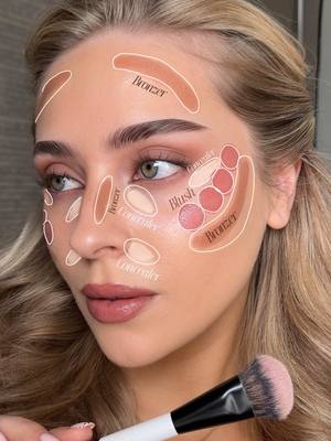 following @adi makeup map 🗺️✍🏼🤍  so useful especially for beginners! save it to try later✨ video is also inspired by @Alexandra Claudia <3  what i used:  @Armani beauty luminous silk concealer in shade 2  @L'Oréal Paris UK infaillible face sculptor stick in shade ‘fair-contour’  @Charlotte Tilbury matte beauty blush wand in shade ‘pillow talk’  #makeup #makeuphacks #beautytips #easymakeup #contour 