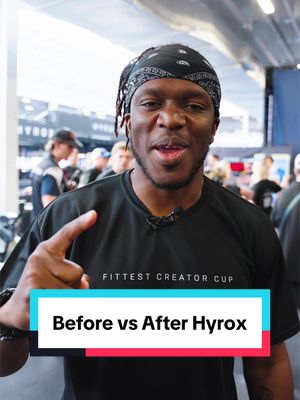 Before & After doing a hyrox 🤣