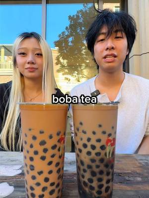 I hope she enjoyed this boba date 😳 #boba #rizz #duetdating 