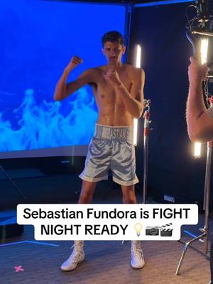 Lights and cameras before the ACTION.💡📷🎬  Sebastian Fundora is fight night ready! #FundoraThurman  March 28 Order NOW on PPV 👉 (🔗 LINK IN BIO)
