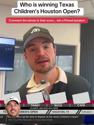 Think you know who is winning this weekend ? Comment the winner and their score correctly and win a Pinned speaker on the house.  - Entries end at first tee time.  - Must be following to win.  #golf #pga #PGATOUR 