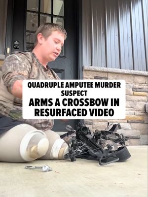 👀 It seems Dayton Webber -- the quadruple amputee accused of shooting a man to death earlier this week -- isn't just a fan of guns ... because a new video shows him loading up a crossbow.  🎥: TikTok / @daytonwebber