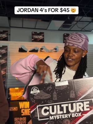 Culture Mystery boxes are HOT 🥵  JOIN LIVE NOW TO GET YOUR SIZE BEFORE THEY SELL OUT  #FYP #MysteryBoxes #Culture #Jordans #Nike 