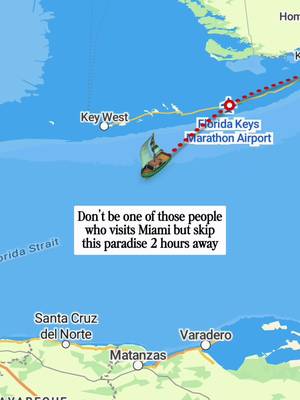 Everything to know about THE FLORIDA KEYS 👇 Stretching about 120 miles off the southern tip of Florida, the Keys are made up of a chain of islands-each with its own vibe: 🌴Key Largo - the "Diving Capital of the World" 🌴 Islamorada - laid-back, boating paradise & amazing seafood 🌴 Marathon - central, quieter, and perfect for boat days (this is where we based ours ) 🌴 Big Pine Key - nature, wildlife, and a slower pace f 🌴 Key West - colorful, lively, historic, and full of personality  What we did: ✨ sailed over turquoise water ✨ attempted to find underwater shipwrecks (visible when it's a clear day) ✨ swam with fish all around us ✨ relaxed at a sandbar that felt like a private island Follow for more travel tips ✈️❤️ #florida #floridakeys #beachvacation #sailing #summervacation 