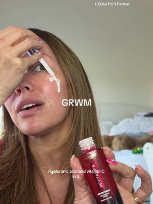 peptides truly are that IT ingredient in skincare ✨🤍 @L’Oréal Paris made this serum with 3 powerful peptides to deliver amazing results to your skin by firming, filling in fine lines and wrinkles, and helping produce new collagen! And the cherry on top is it plumps and hydrates with hyaluronic acid and vitamin c for evening & brightening your skin tone ✨ if you’re not sure where to start for anti aging this serum can def be trusted!! #lorealparispartner #antiaging #skincare #nightroutine #nighttimeskincare