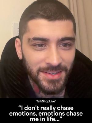 @zayn gets real answering a fan question, “What emotion do you chase when writing music?” #ZaynOnTalkShopLive #Zayn