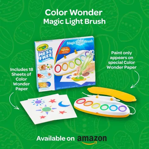 Color their Easter with creativity. 🌈 These Crayola must‑haves are available on @Amazon and make the perfect basket stuffers! 🖍️ Here’s what to add to your basket lineup: - Color Wonder Magic Light Brush - Scribble Scrubbie Glam Pack - Clicks Retractable Markers - Scribble Scrubbie Jumbo Wilbur - Twistables Colored Pencils & Crayons - Super Tips Washable Markers - Globbles Fidget Toy 👉 Tap the 🔗 to shop the full Amazon Easter basket gift guide and make this year extra bright. #CrayolaEaster #EasterGiftIdeas #AmazonFinds 