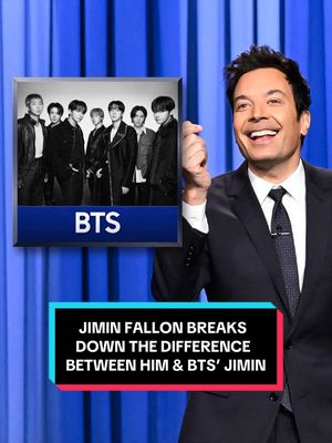 Jimin Fallon breaks down the difference between him and @BTS’ Jimin 🤣 #FallonTonight #BTS #Jimin #BTSonFallon #JimmyFallon 