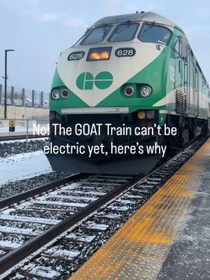 Electric commuter rail systems require consistent high-voltage supply (often 25 kV AC). The current grid in many corridors was not designed for this concentrated, dynamic load, so infrastructure expansion is necessary before full electrification is feasible. #gotrain #subway #trains #toronto #ontario 