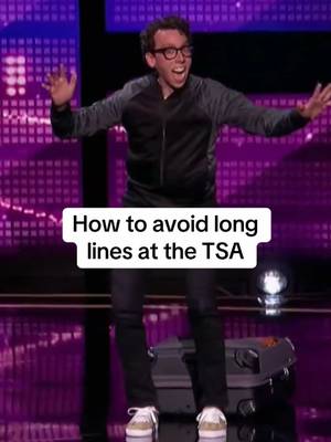 Long lines at the TSA? No problem! Follow me for more life hacks.  #tsa #airport #tsalines #jonathanburns