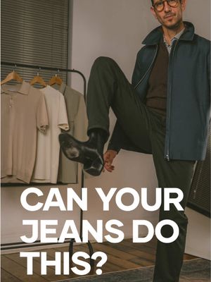 For half the men out there, jeans are just not a comfortable choice, for the other half, it’s jeans or nothing. Their easy. They’re familiar…but the have their limits and the moment you need to dress up you get stuck.   This is where a 5 pocket trouser like these from @SHAPING NEW TOMORROW come into play. They maintain that jeans style but with an elevated trouser look and a lot kore comfort.  Yep. Comfort and style is kinda what everyday should look like.  #mensfashiontips #comfortablestyle #mensoutfits 