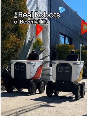 This week on The Real Robots of Beverly Hills… Barbara’s bestie is hanging out with another housewife… without her 👀 is Barb to blame, or is Audra programmed wrong? #ubereats @Serve Robotics 