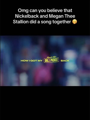 the greatest unexpected duo since… Cheetos Flamin’ Hot and Dill Pickle @Nickelback @Megan Thee Stallion 