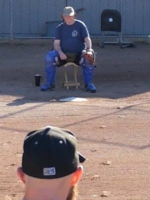 We all know those 1st throw feels 🤣 #robbyrow  #baseballfamily