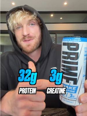 We’ve done it: 32g protein + 3g creatine. Ready when you are @PRIME 