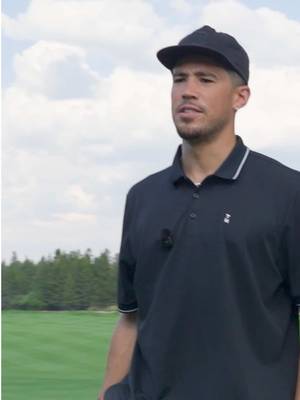 Last summer I played Devin Booker for his custom 1 of 1 golf shoes #NBA #golf #devinbooker 