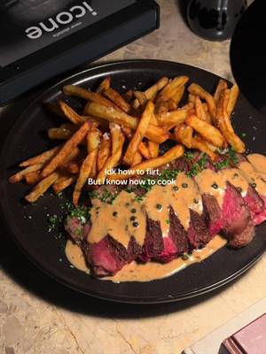 We eating good tonight!  Australian Wagyu Steak Frites 😋  #wagyu #steakfrites #steak #fördig #fyp 