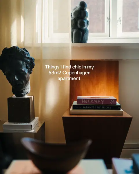 Without I really decided to, I have become a bit of a collector. It’s probably due to the fact that I’ve always had a passion for art and now that I have some more economic means, I have dived deeper into that world.  I’m also immensely drawn to sculptural objects, whether that’s furniture with sculptural qualities or actual sculptures.  The result is I am at maximum capacity in my living room, but I wouldn’t have it any other way. #interior  #interiordesign #copenhagen