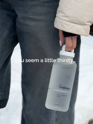 water anyone? 💧#theordinary #tiktokshop #onlytheordinary #waterbottle 