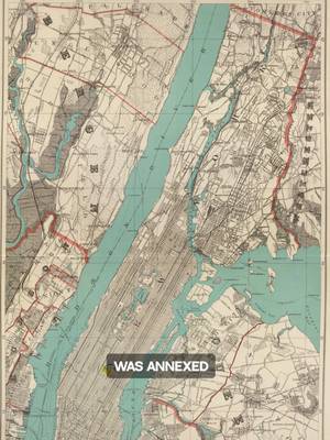The bronx was the first non-manhattan area to join NYC #map #nyc #thebronx #manhattan 