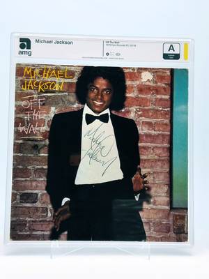 Artist: Michael Jackson Title : Off The Wall  Year: 1979 Label : Epic Records Media : Signed by Michael Jackson / Opened Vinyl  . . . . #michaeljackson #kingofpop #jackson5 #vinyl #autograph 
