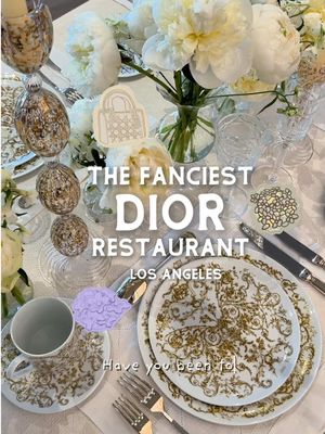 This isn’t just a restaurant, this is Dior you can taste. At @Dior in Beverly Hills, every dish is inspired by Dior’s iconic designs. Created by Michelin starred chef @domini, the menu blends French techniques with fresh California flavors. From runway worthy desserts to the dreamy elegant space, it feels like stepping into the Dior world, not just dining but experiencing fashion. 📍Monsieur Dior by Dominique Crenn 323 N Rodeo Dr, Beverly Hills, CA 90210 Wed- Sat 10:00-21:00 Sun-Tue 11:00-19:00 #diorrestaurant #losangeles #luxuryrestaurant #thingstodoinla #dior
